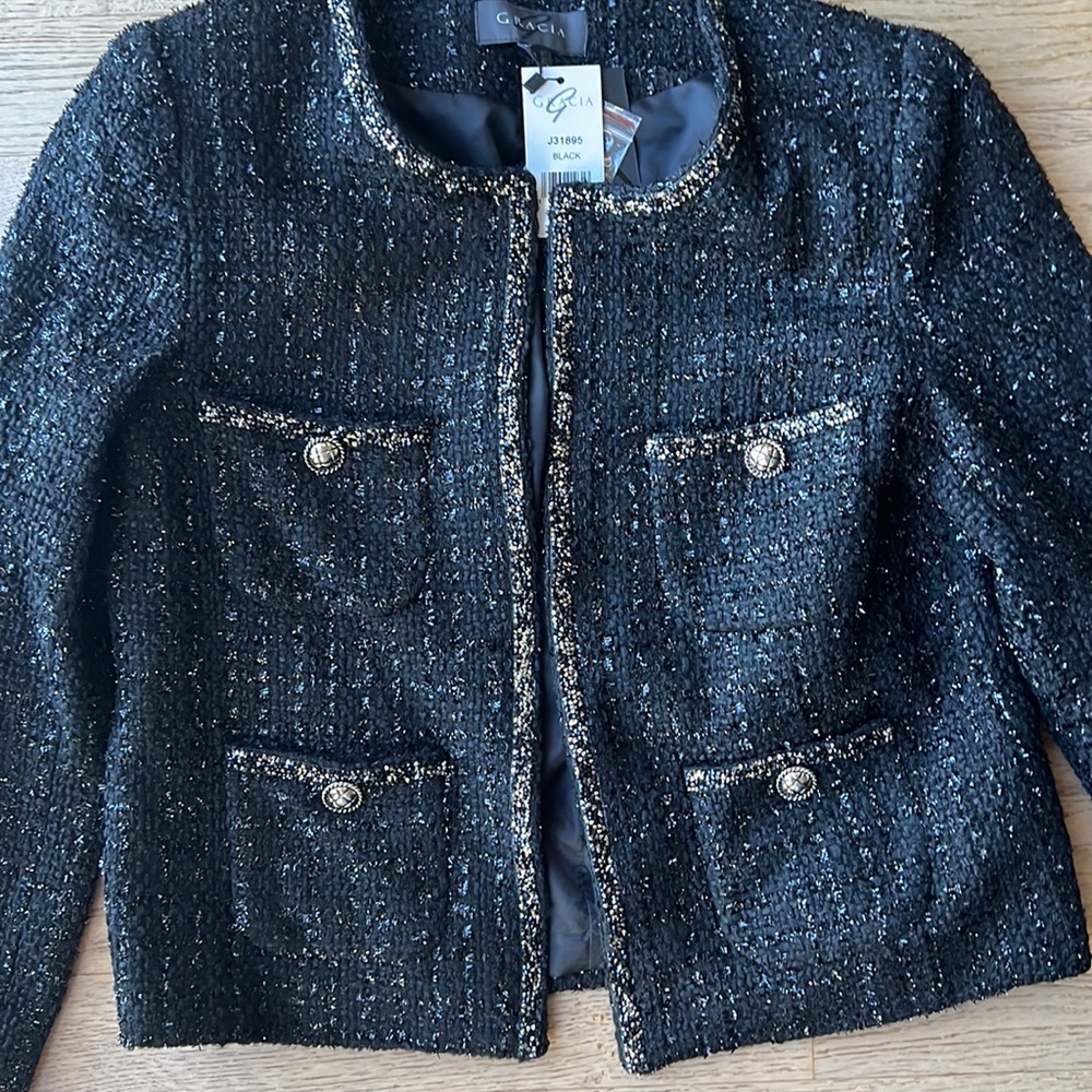 Garcia Tweed Jacket - Picture 2 of 6